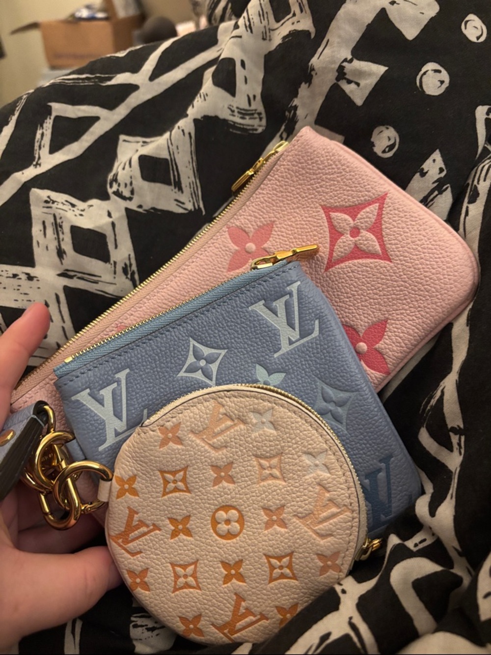 Louis Vuitton by the pool Trio Pouch Set -